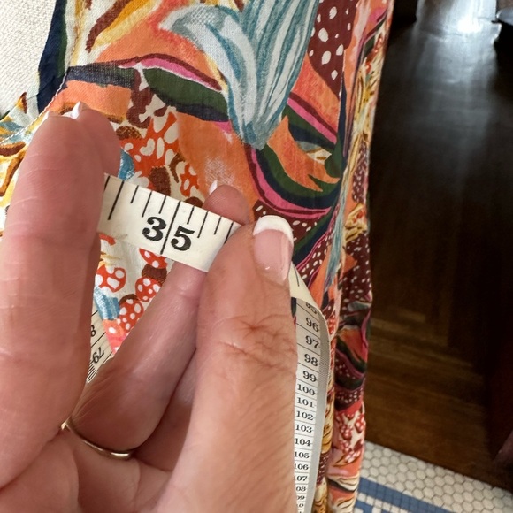 True Destinations | Boho Floral Tiered Sleeveless Knee Length Dress - Picture 8 of 9